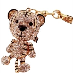 Tiger Team Pride Key Chain Bag Charm NWT